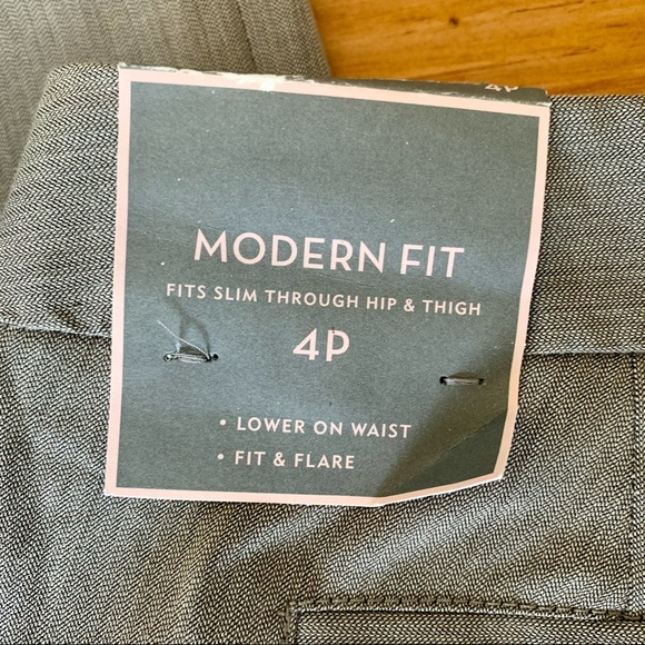 Ann Taylor Modern Fit Pants Gray - Picture 4 of 8